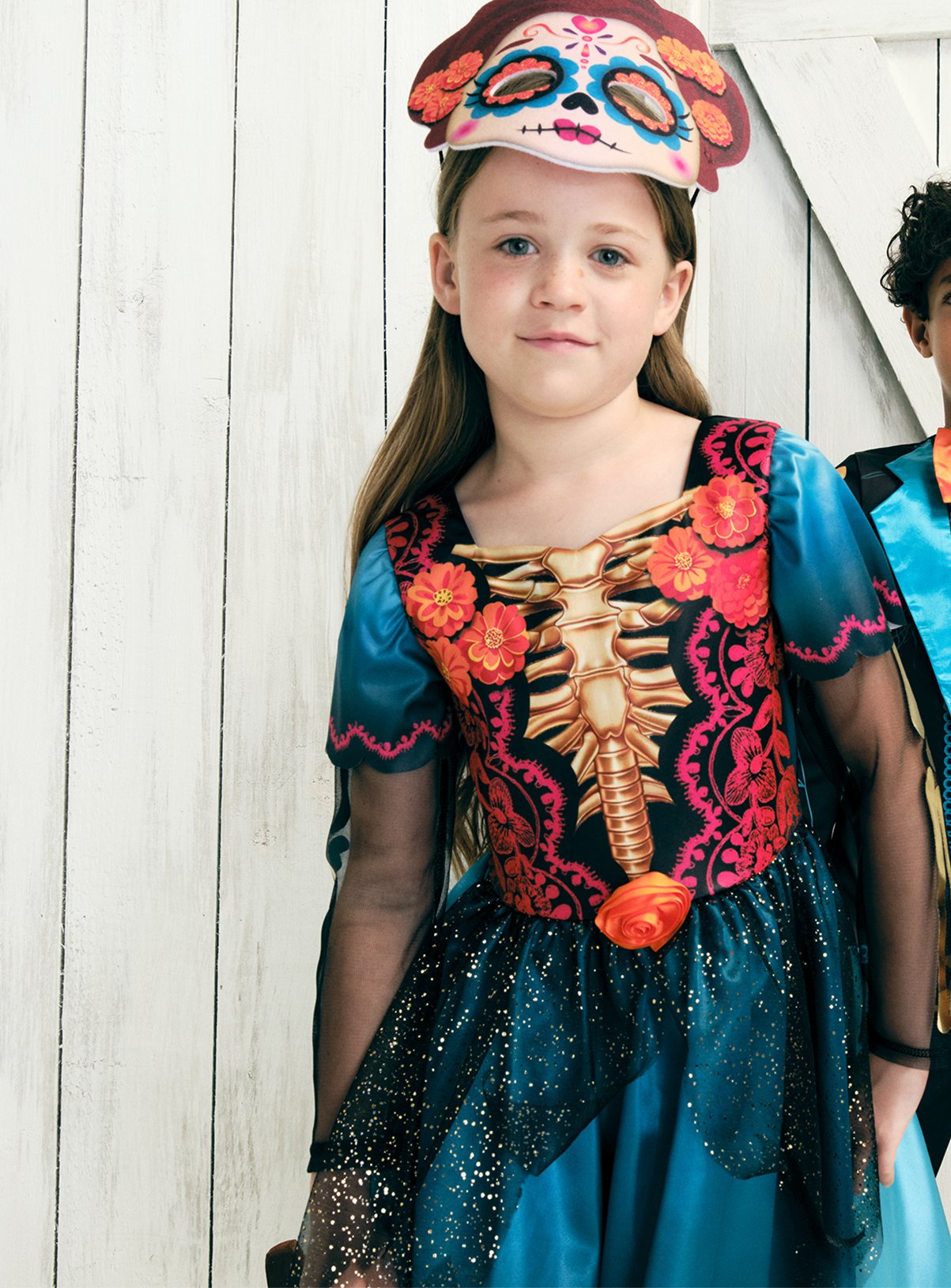Day of the Dead Fancy Dress Costume 3-4 Years - Image 1 thumbnail